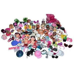 LOL Surprise‎ Mini Dolls Lot Accessories clothes etc.. baby sister pets